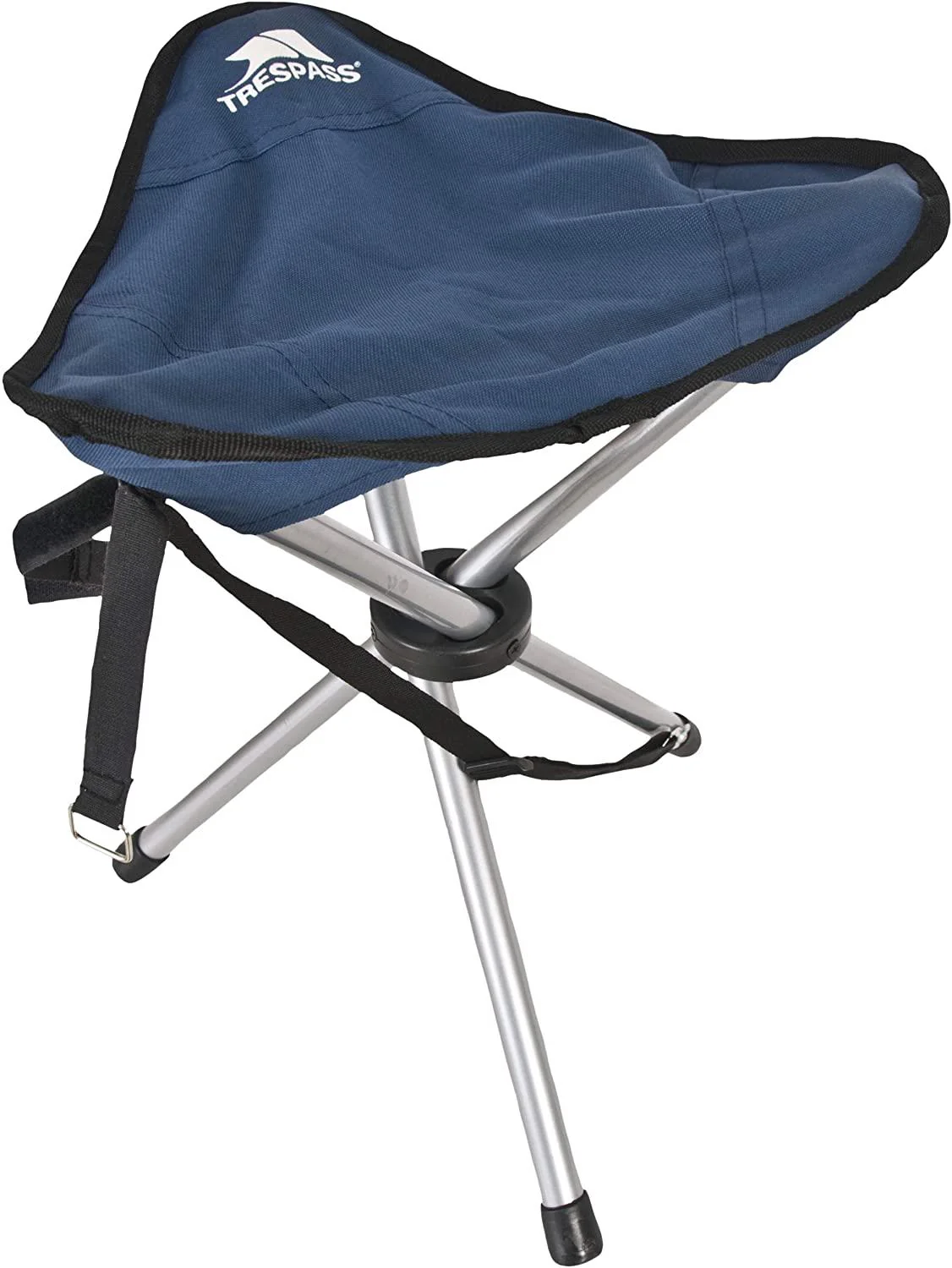 Trespass Ritchie Camping Fishing Folding Tripod Stool Seat Chair + Carrying Bag - Image 3