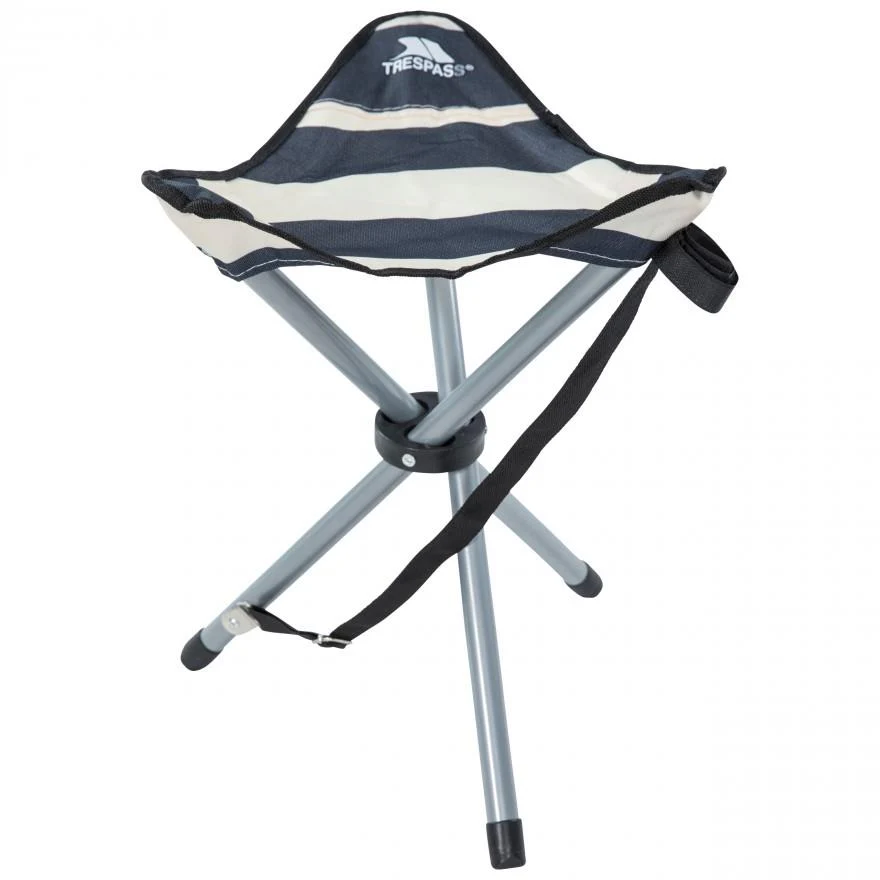 Trespass Ritchie Camping Fishing Folding Tripod Stool Seat Chair + Carrying Bag - Image 4