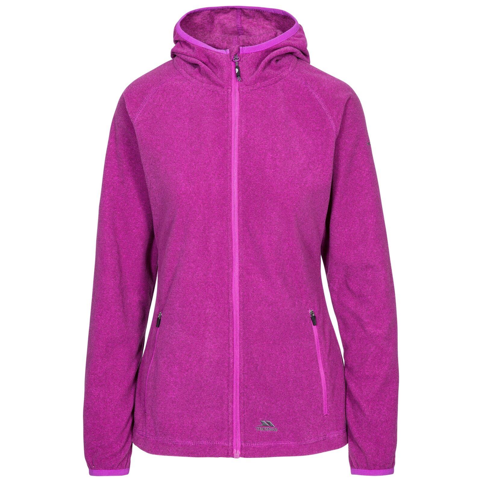 Trespass Jennings Women's Full Zip Microfleece Hoodie - Image 3