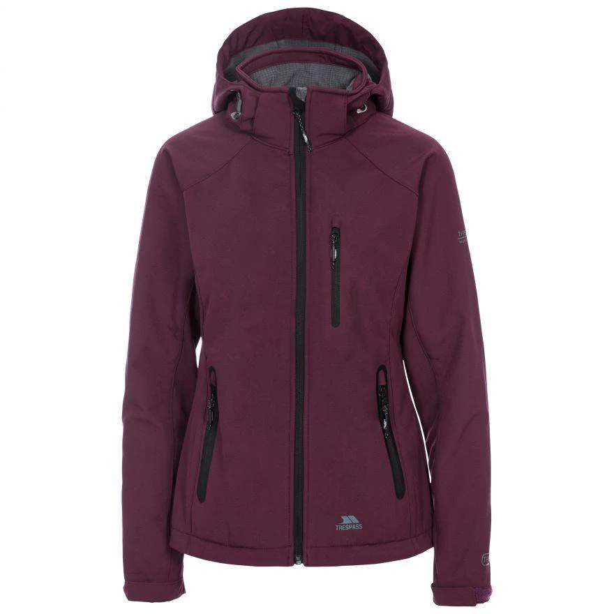 Trespass Womens Bela II Waterproof Breathable Softshell Jacket - Image 3