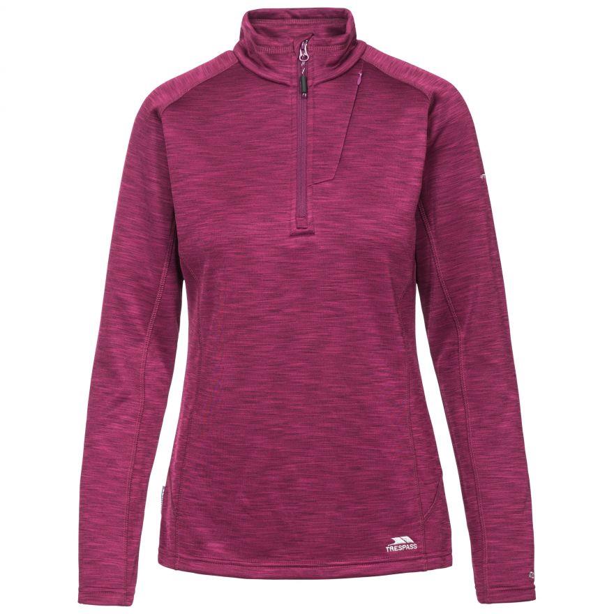 Trespass Womens Fairford Fleece Half Zip Pullover Jumper - Image 4