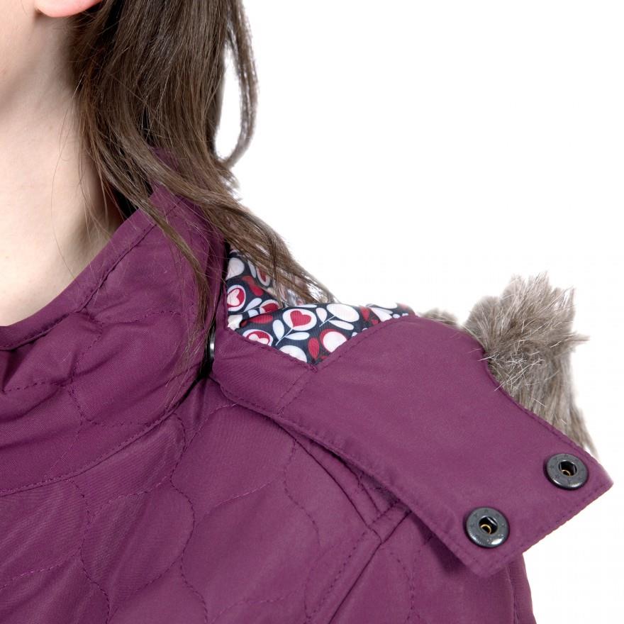 Trespass Womens Jenna Jacket Waterproof Qulited Padded Hooded Coat - Image 12