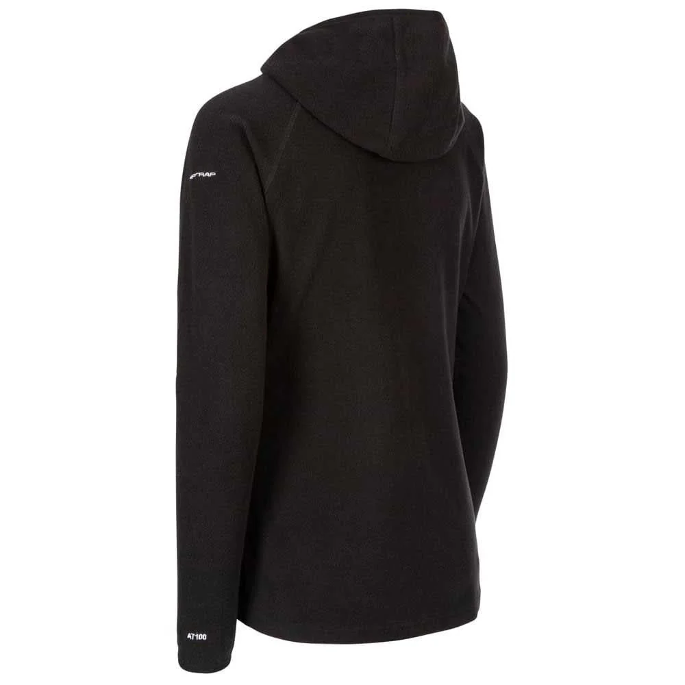 Trespass Womens Mollo Full Zip Hooded Micro Fleece Jacket - Image 3