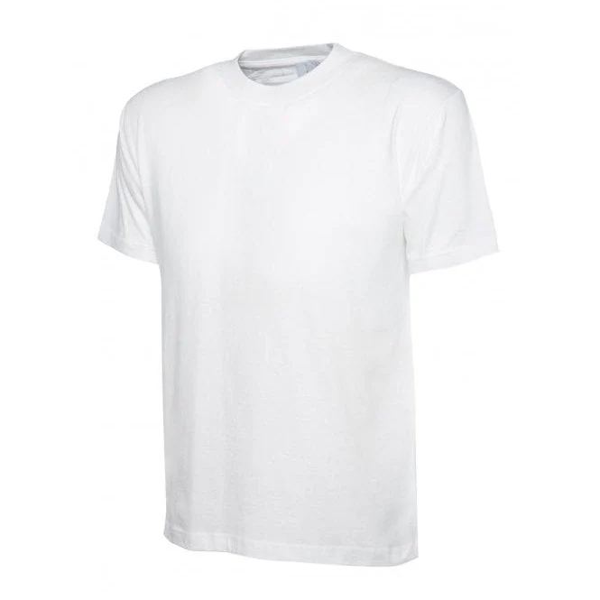Uneek Classic T-Shirt Unisex Mens Plain Short Sleeve Blank Cotton Round Neck - Image 5