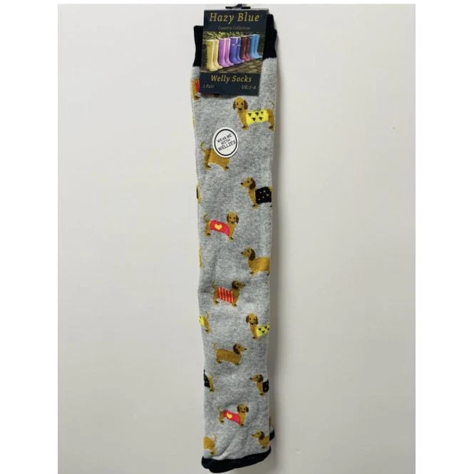 Hazy Blue Welly Socks (Sizes 3-8) - Image 14
