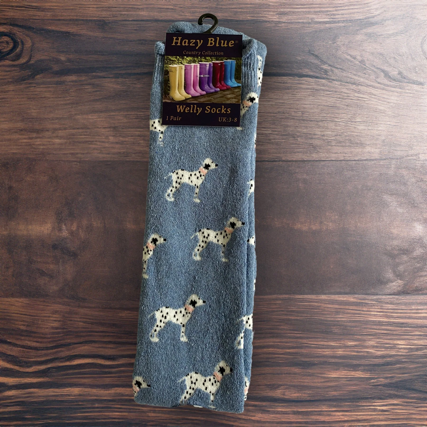 Hazy Blue Welly Socks (Sizes 3-8) - Image 22