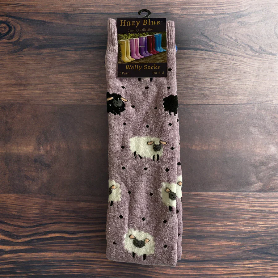 Hazy Blue Welly Socks (Sizes 3-8) - Image 26