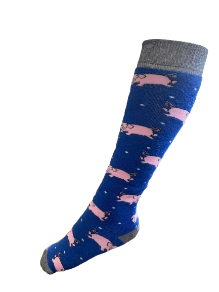 Hazy Blue Welly Socks (Sizes 3-8) - Image 46