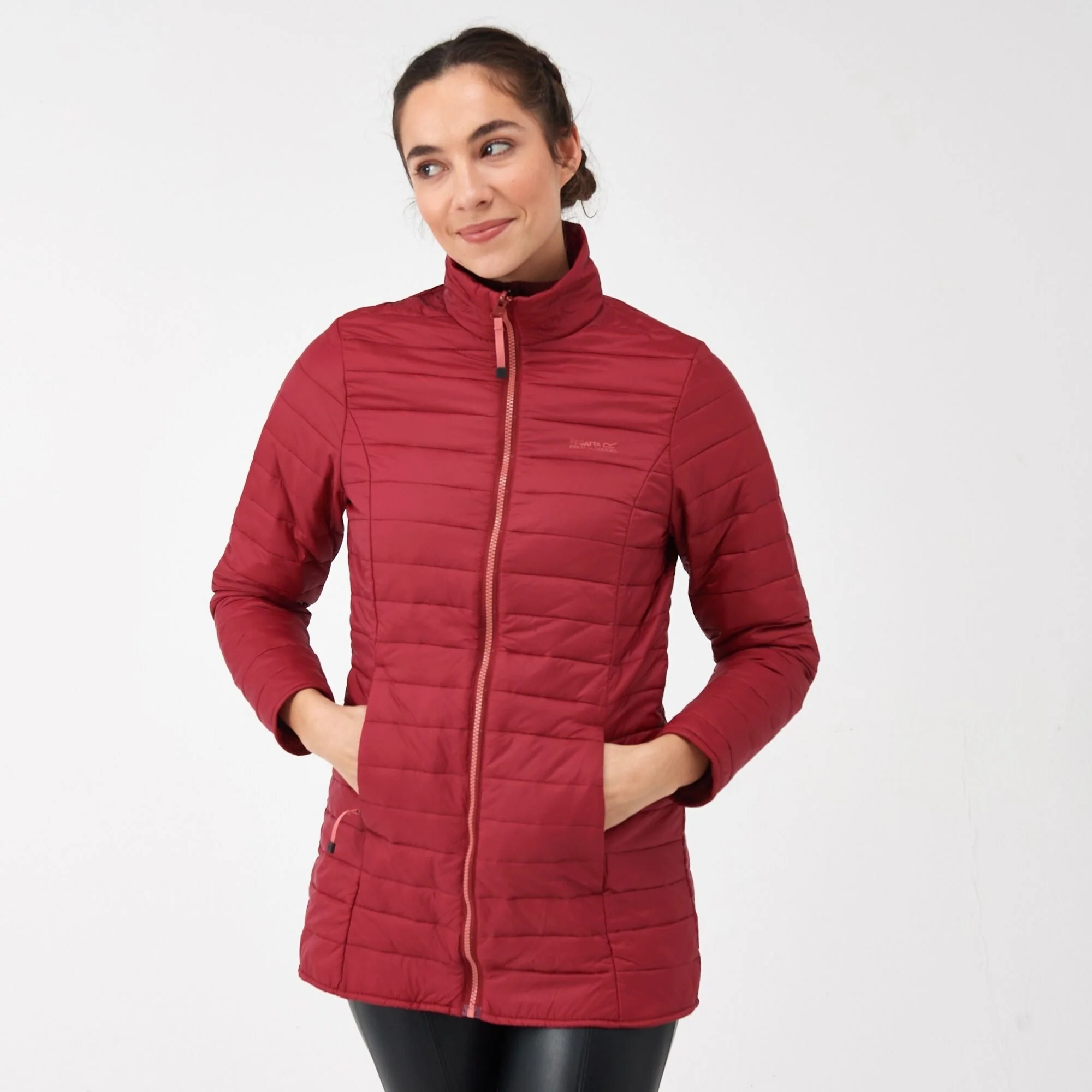Women's Denbury IV 2 in 1 Waterproof Jacket | Burgundy Rumba Red - Image 5