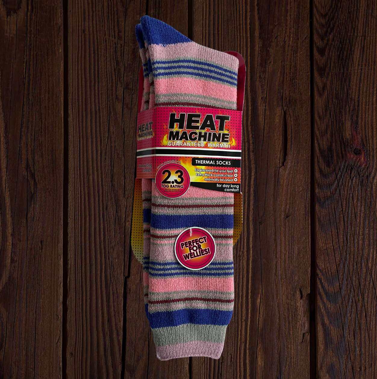 Womens Heat Machine Long Thermal Socks Tog 2.3 Warm Winter Socks - Image 4